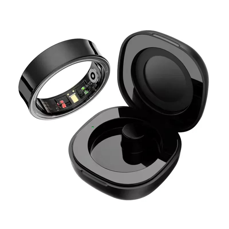 Smart Ring R09 – Heart Rate, Sleep, SpO2 & Stress Tracker, 5ATM Steel