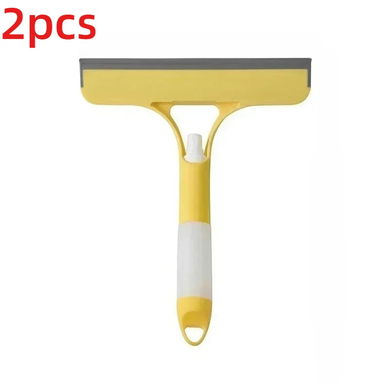 3-in-1 Multifunctional Glass Wiper with Spray Bottle