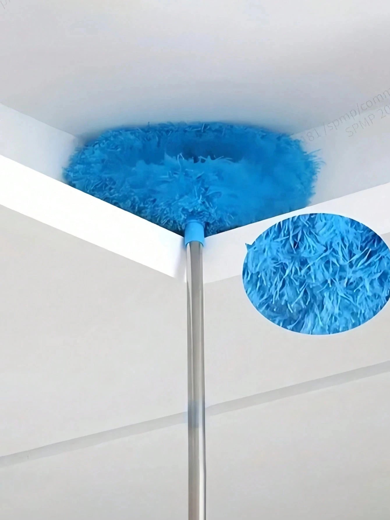 Microfiber Ceiling Fan Duster - Reusable Household Cleaning Tool for Ceilings Kitchens Bedrooms Bathrooms Furniture & Car Interiors