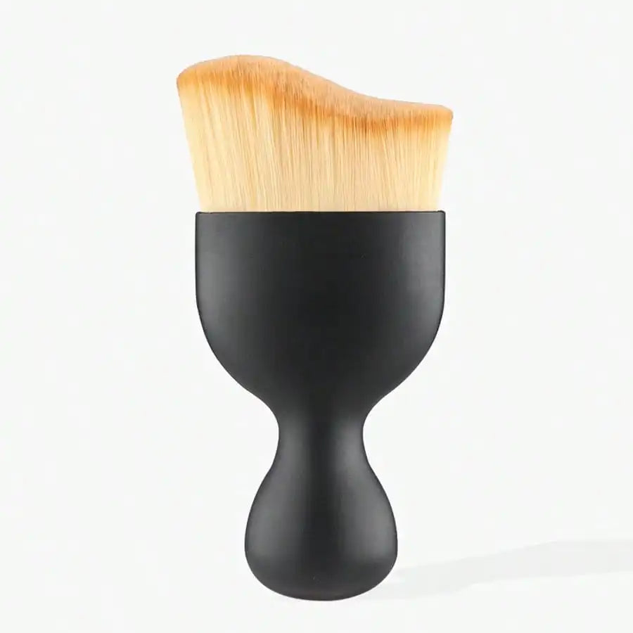 Black Musical Instrument Cleaning Brush With Dense Bristles - Dust & Debris Remover For Piano, Guitar, Bass Guitars - Ergonomic Handle For Hard-To-Reach Areas, Piano Maintenance, String Instrument Cleaner