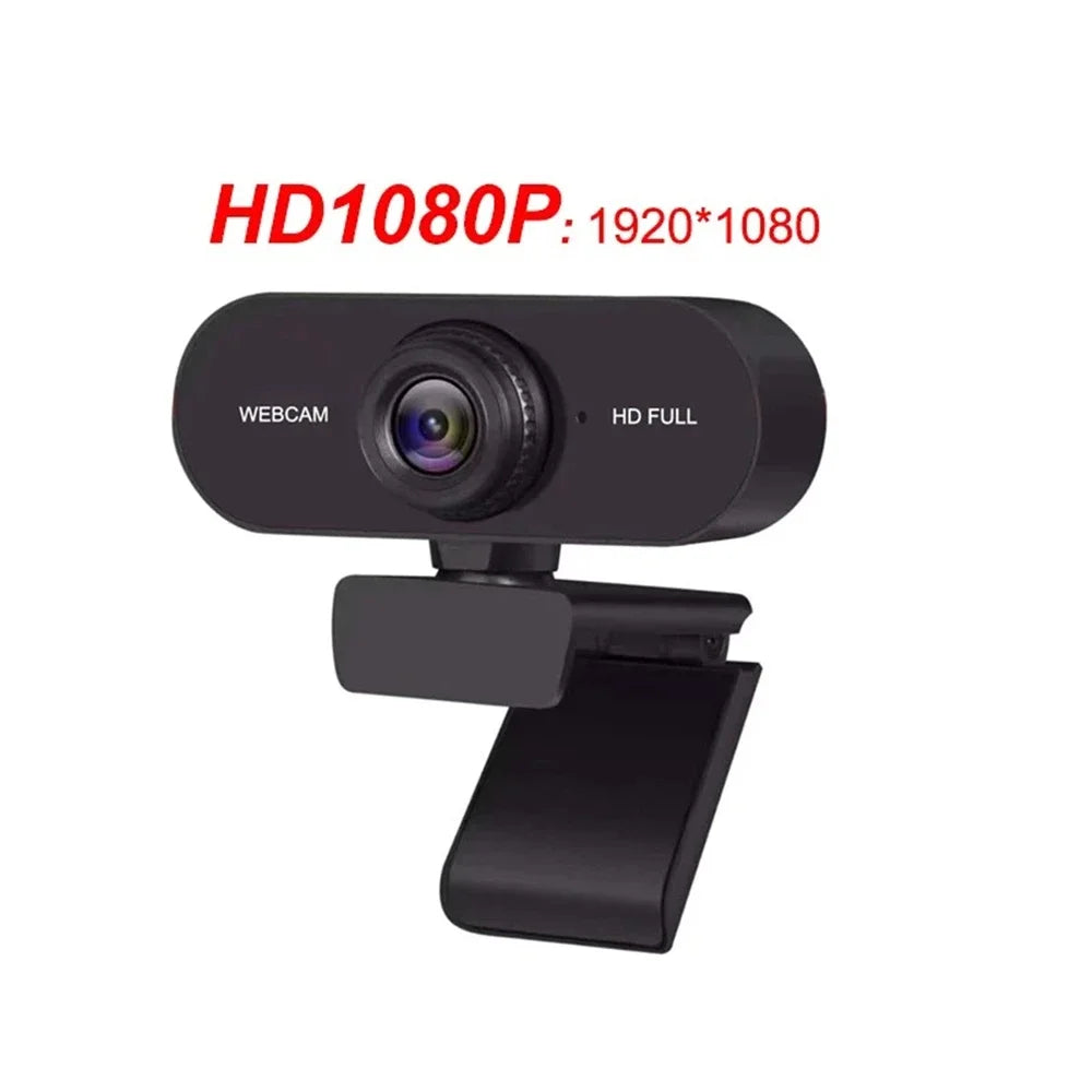 2K Full HD Webcam with Microphone & Privacy Cover – USB Plug and Play