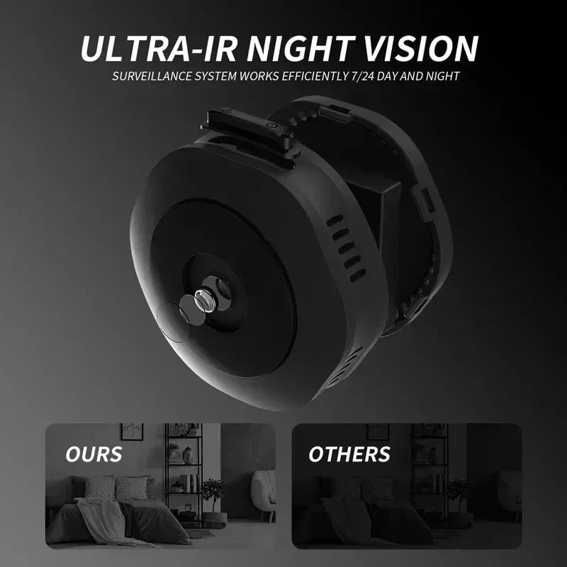 Mini WiFi Security Camera 4K — Night Vision & Motion Detection