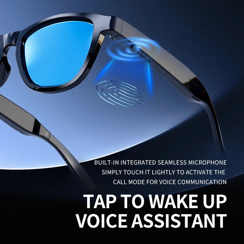 Smart Audio Sunglasses — Bluetooth Speakers & Mic Built In
