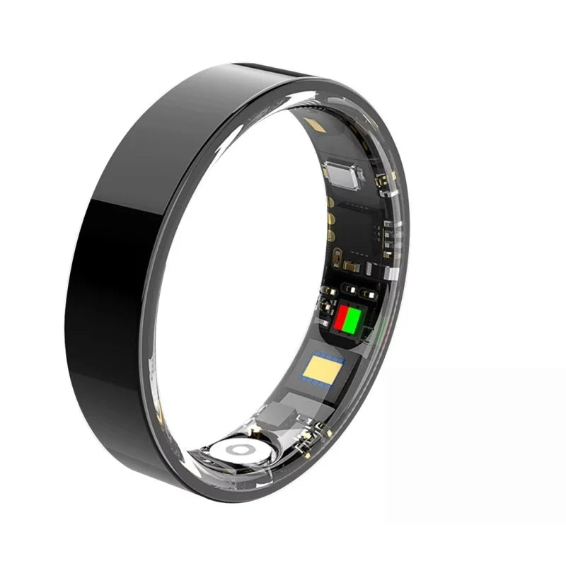 Smart Ring R09 – Heart Rate, Sleep, SpO2 & Stress Tracker, 5ATM Steel
