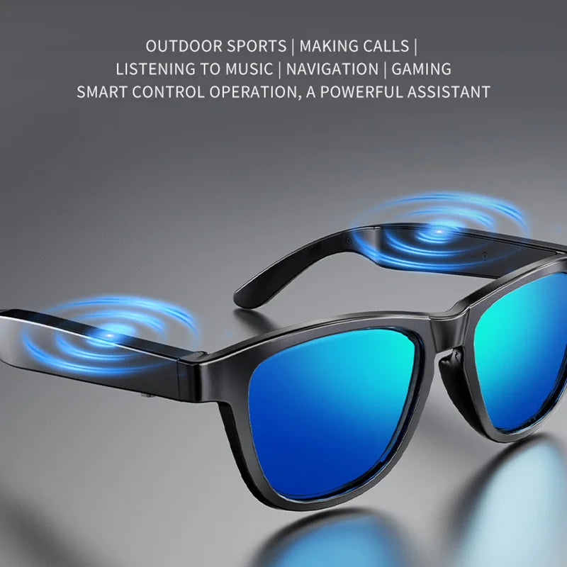 Smart Audio Sunglasses — Bluetooth Speakers & Mic Built In