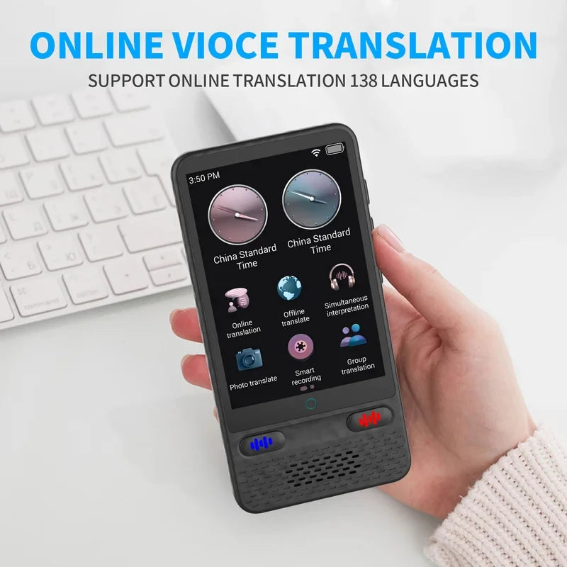 Instant Language Translator Device – 138 Languages, Offline & Photo Mode