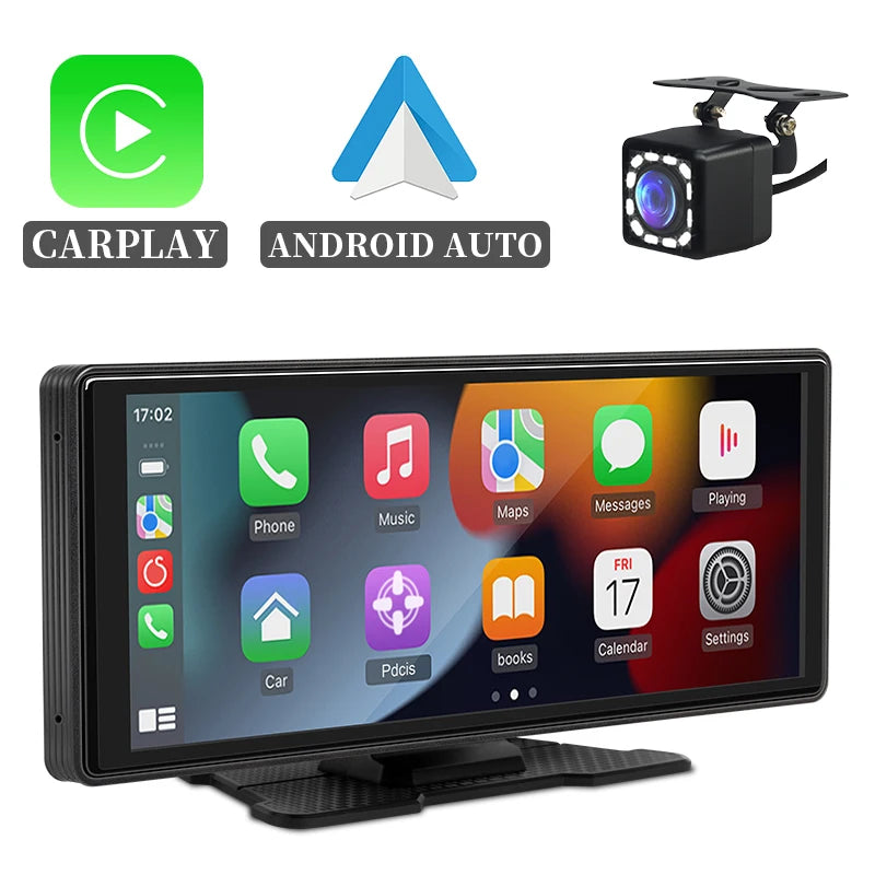 10.26'' Wireless CarPlay & Android Auto Screen – Universal Car Display