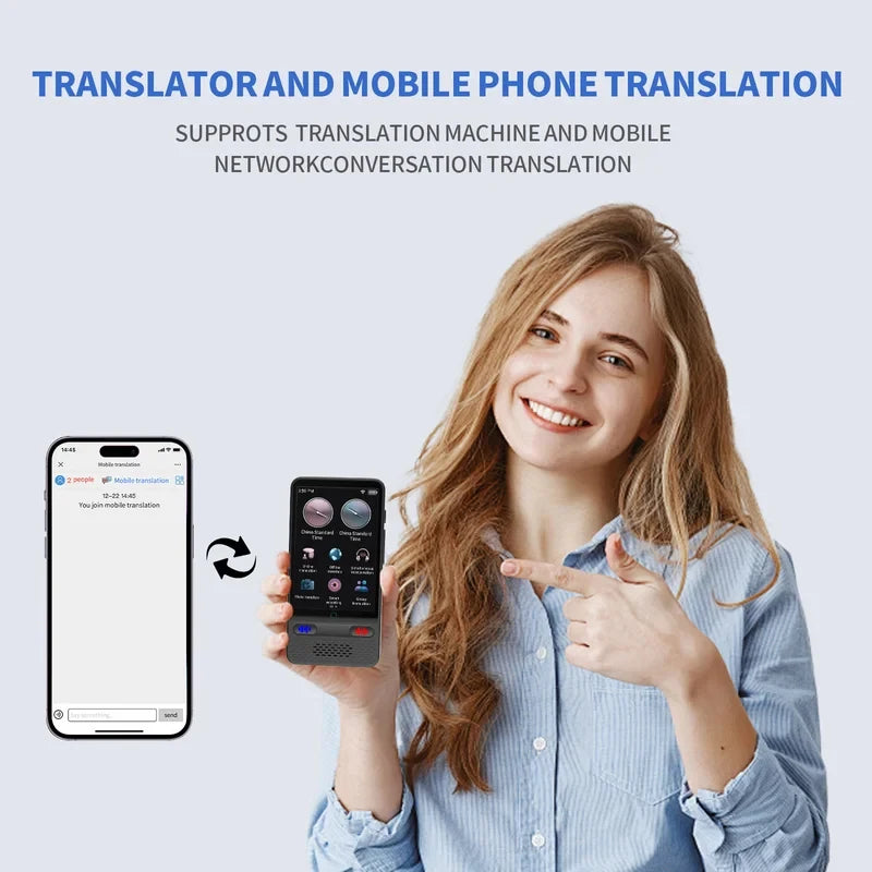 Instant Language Translator Device – 138 Languages, Offline & Photo Mode
