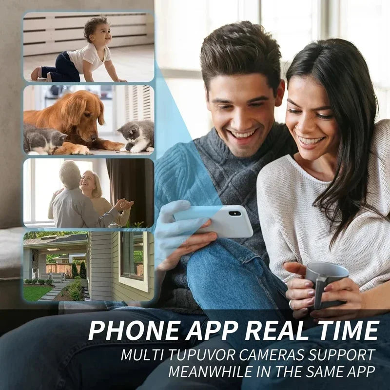 Mini WiFi Security Camera 4K — Night Vision & Motion Detection