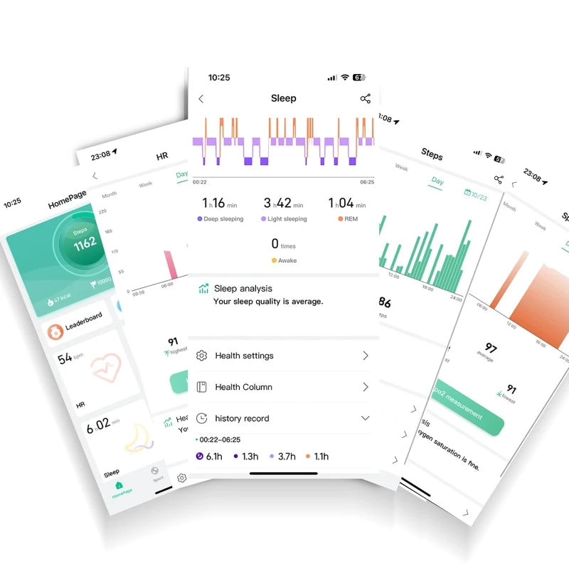 Smart Ring R09 – Heart Rate, Sleep, SpO2 & Stress Tracker, 5ATM Steel