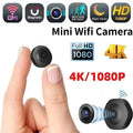 Mini WiFi Security Camera 4K — Night Vision & Motion Detection