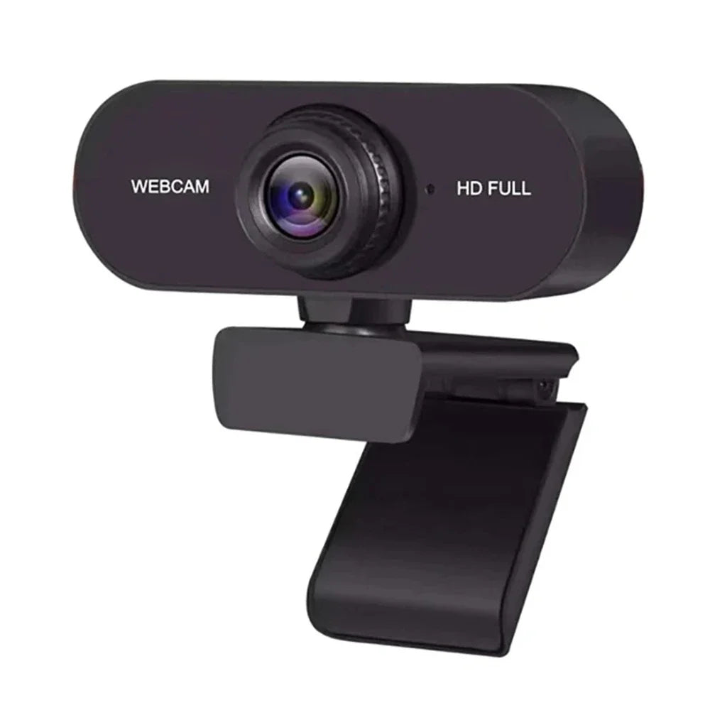 2K Full HD Webcam with Microphone & Privacy Cover – USB Plug and Play
