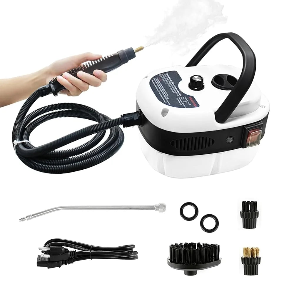 2500W Portable Handheld Steam Cleaner – High-Temperature, Multi-Surface, US Plug