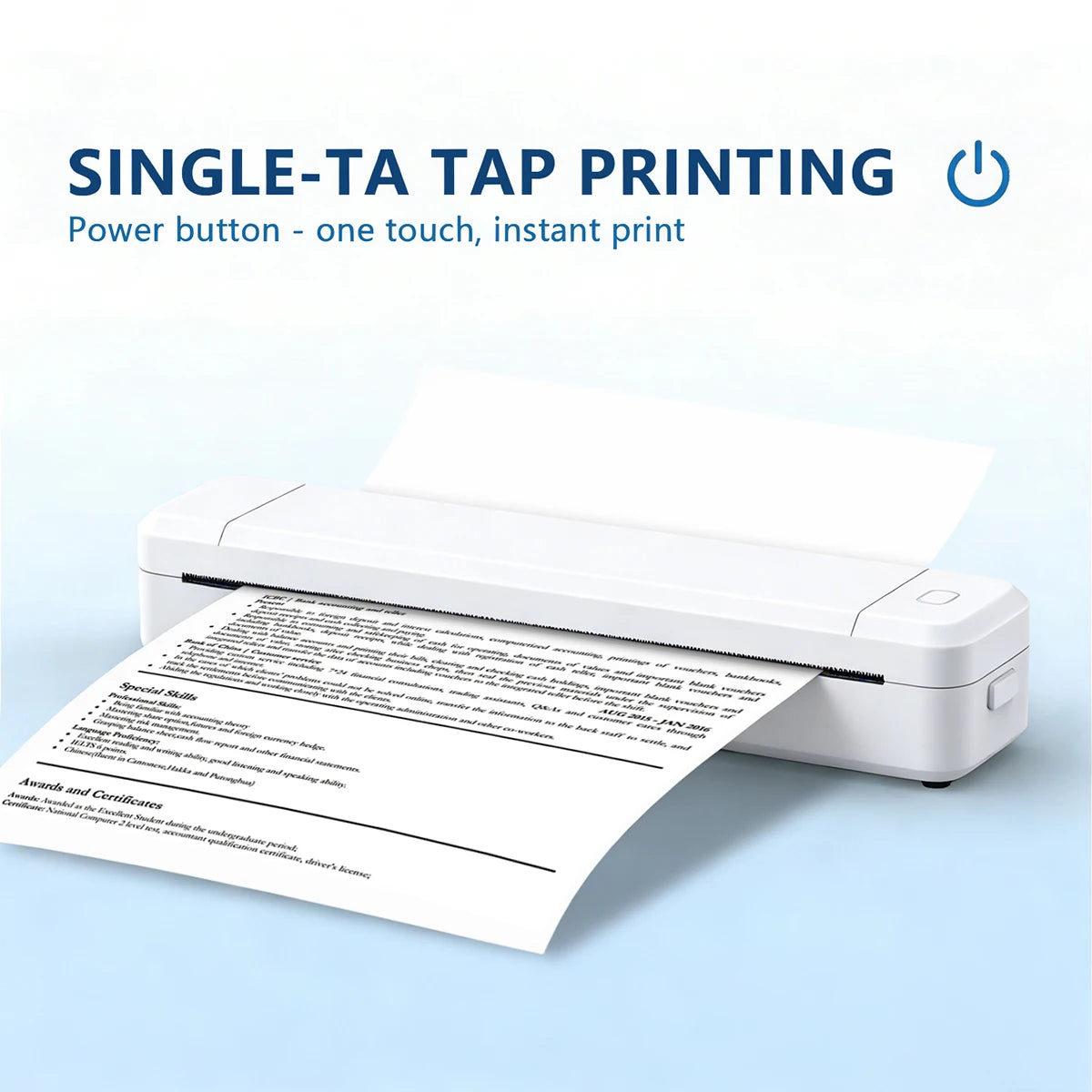 X8 Portable A4 Thermal Printer – Inkless Bluetooth Printing