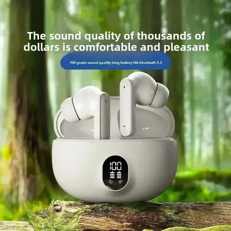 TWS Wireless Bluetooth Earbuds – Waterproof, Built-in Mic, Universal Fit