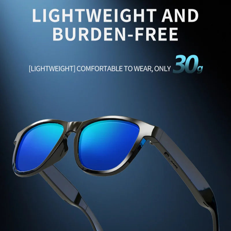 Smart Audio Sunglasses — Bluetooth Speakers & Mic Built In
