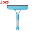 3-in-1 multifunctional glass wiper with spray bottle to clean the floor and scrub household car cleaning tools.