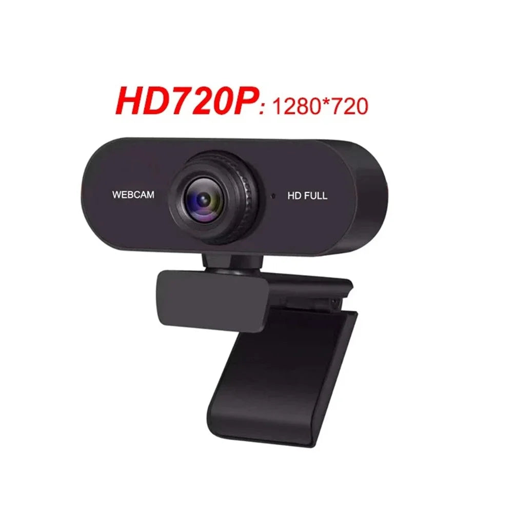 2K Full HD Webcam with Microphone & Privacy Cover – USB Plug and Play