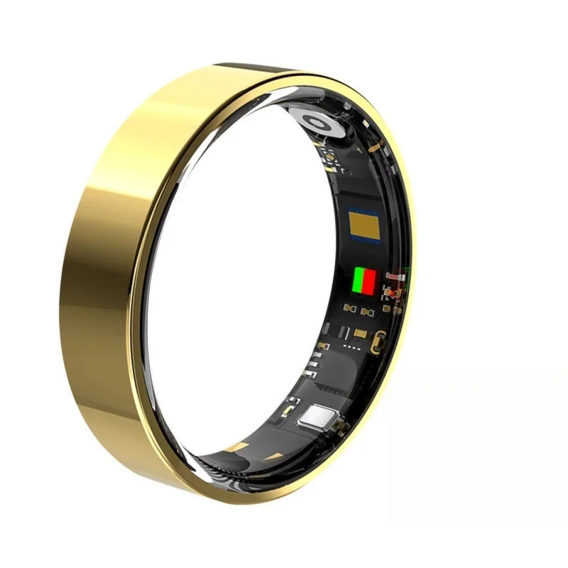 Smart Ring R09 – Heart Rate, Sleep, SpO2 & Stress Tracker, 5ATM Steel